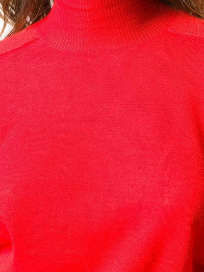 Shop Bottega Veneta Sweaters In Rosso