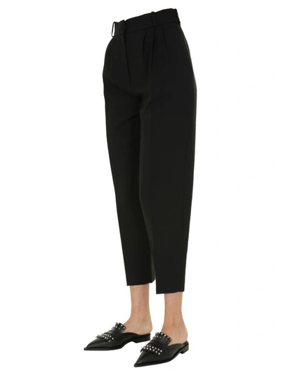 Shop Alexander Mcqueen Pants With Pinces In Black