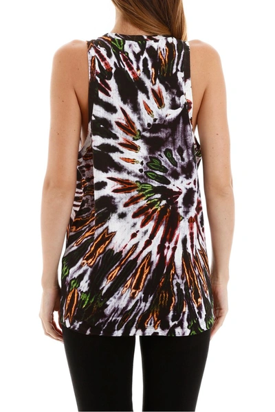 Shop Dsquared2 Tie-dye Tank Top In Tie Dye Green