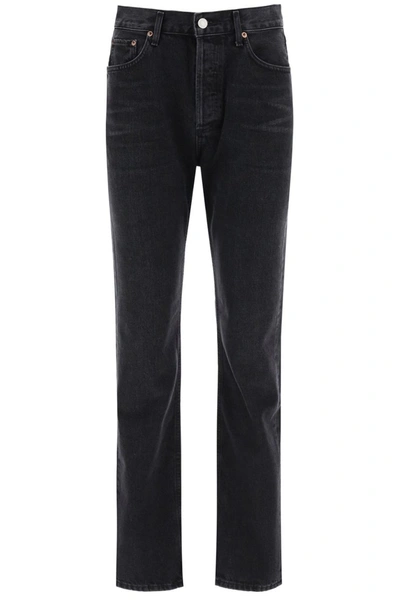 Shop Agolde Lana Low Rise Straight Jeans In Haywire