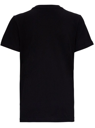 Shop Off-white Flok Off Bold Black T-shirt