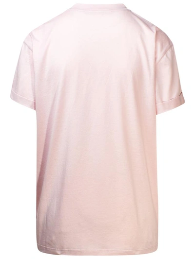 Shop Stella Mccartney T-shirt Hadle With Care Rosa In Pink
