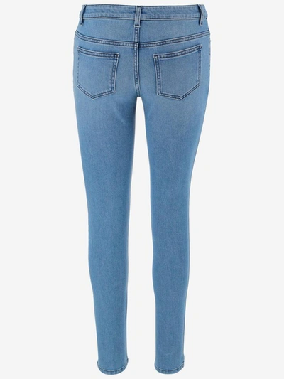 Shop Moschino Jeans In Blu