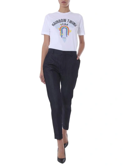 Dsquared2 Dsquared Round Neck T Shirt In White