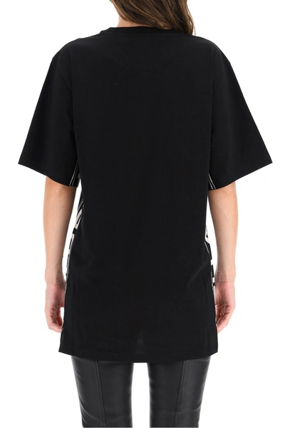 Shop Stella Mccartney T-shirt 23 Old Bond Street Logo In Black