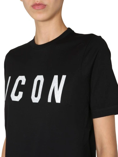 Shop Dsquared2 Renny Fit T-shirt In Black