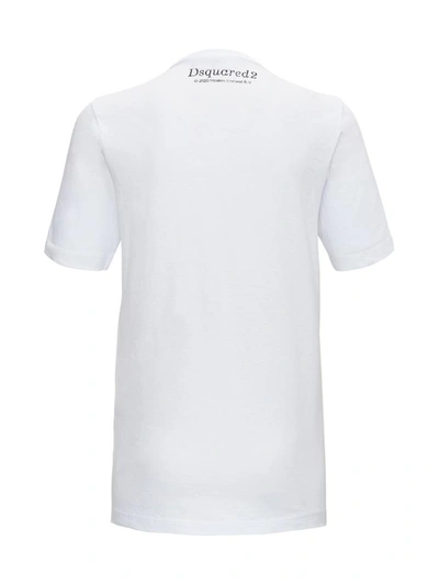 Shop Dsquared2 "love Is ..." T-shirt In White