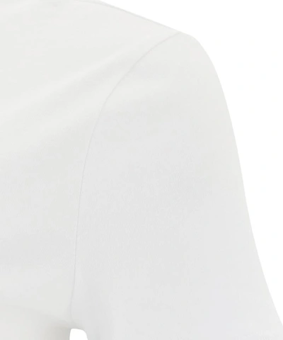 Shop Elisabetta Franchi See-trough T-shirt In White