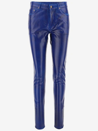 Shop Saint Laurent Jeans In Blu