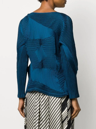 Shop Issey Miyake Top Blue