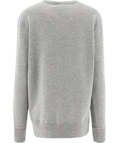 Shop Autry "open" Sweatshirt In Grey