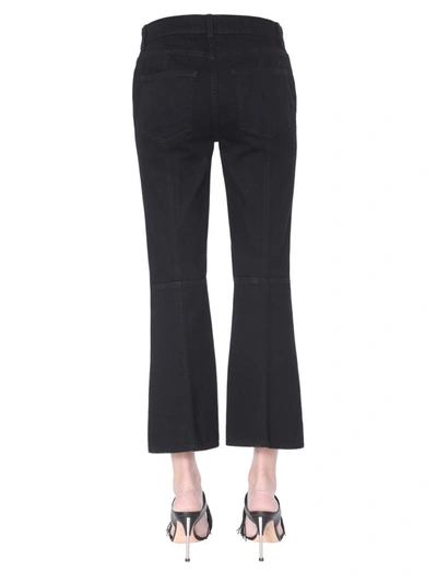 Shop Alexander Mcqueen Kickback Jeans In Black