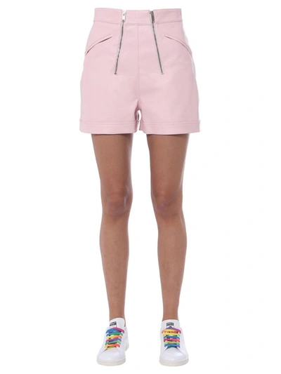 Shop Stella Mccartney Shorts With Zip In Pink