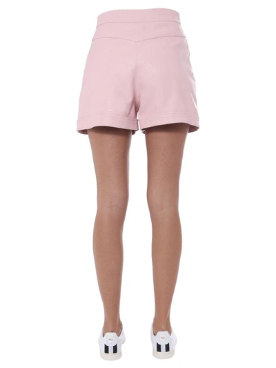 Shop Stella Mccartney Shorts With Zip In Pink