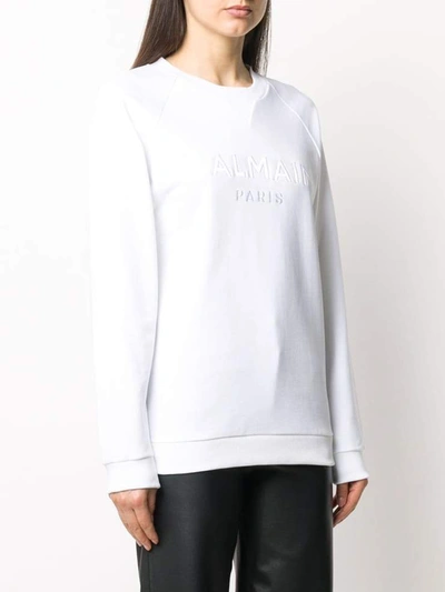 Shop Balmain Sweaters White