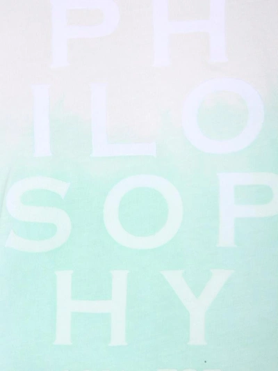 Shop Philosophy Di Lorenzo Serafini Crew Neck T-shirt In Green