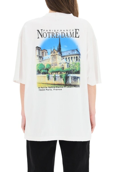 Shop Balenciaga Sacre Coeur Oversized T-shirt In White