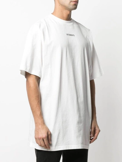 Shop Vetements T-shirts And Polos In Bianco