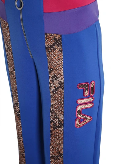 Shop Fila "reina" Trousers In Blue