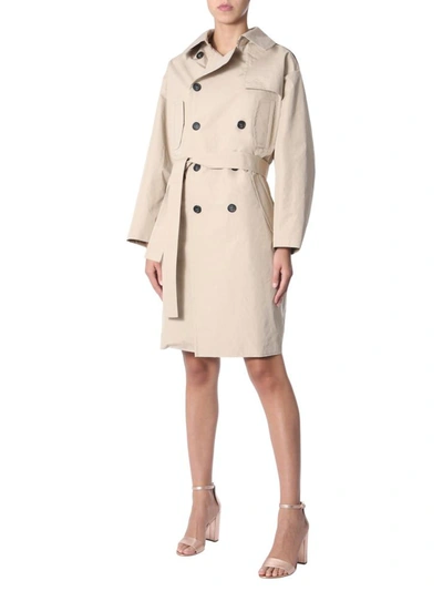 Shop N°21 Double-sided Trench In Beige
