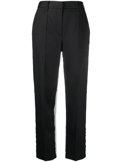 Shop Mm6 Maison Margiela Trousers In Nero