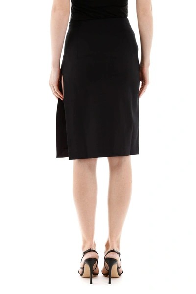 Shop Coperni Cut-out Skirt In Noir