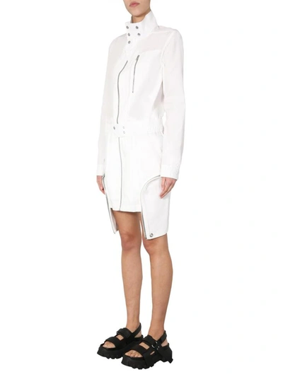 Shop Rick Owens Drkshdw Cargo Dress In White