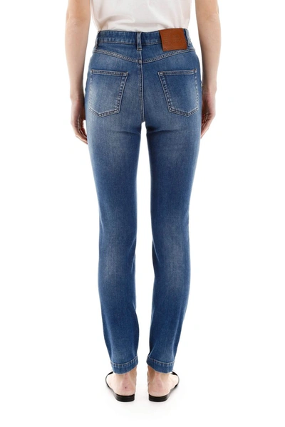 Shop Dolce & Gabbana Audrey Fit Jeans In Blu Scurissimo 5