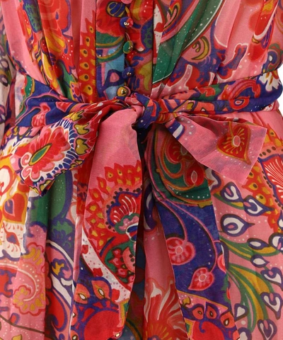 Shop Zimmermann "the Lovestruck" Dress In Pink