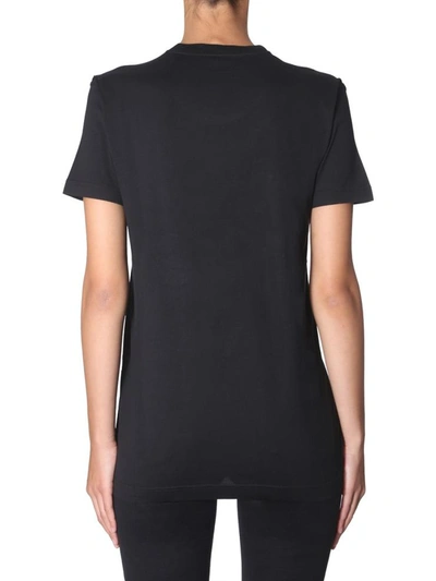 Shop Dolce & Gabbana Round Neck T-shirt In Black