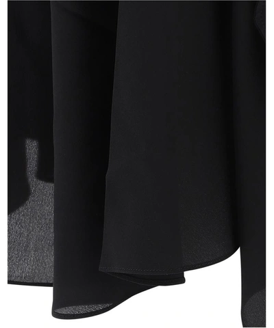 Shop Acne Studios "izel" Silk Skirt In Black  