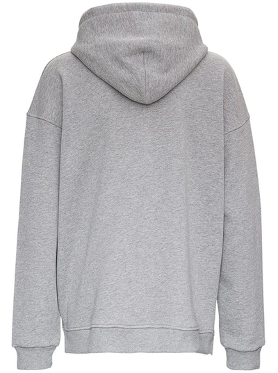 Shop Ganni Recycled Cotton Software Isoli Hoodie In Grey