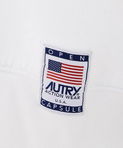 Shop Autry "open" Sweatshirt In White