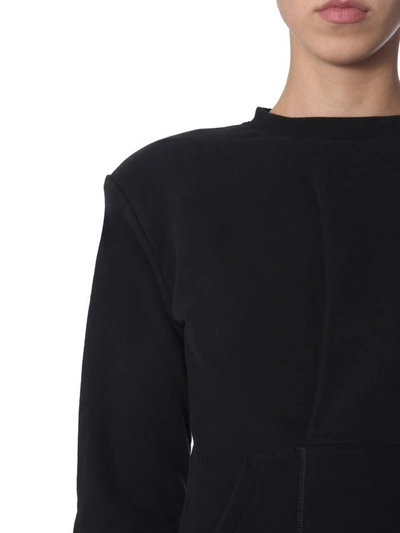 Shop Ben Taverniti Unravel Project Crew Neck Sweatshirt In Black