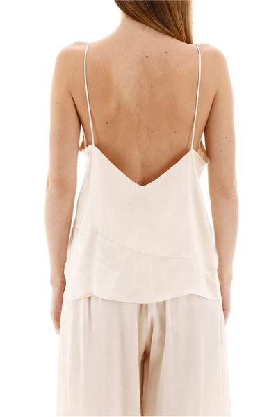 Shop Le Kasha Silk Khiva Top In Cream