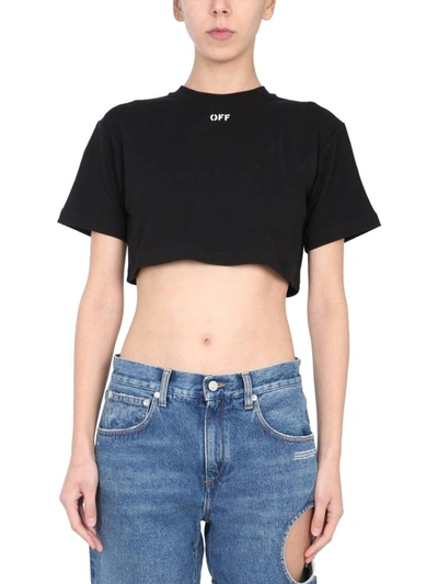 OFF-WHITE CROPPED TOP 