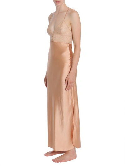 Shop Stella Mccartney "ophelia Whistling" Chemise In Powder