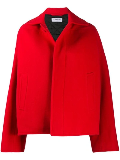 Shop Balenciaga Jackets Red