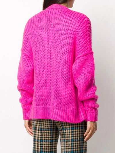 Shop Alysi Sweaters In Fucsia