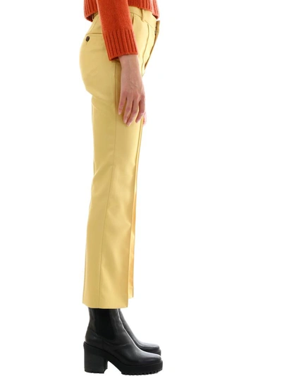Shop Plan C Yellow Tailored Trousers