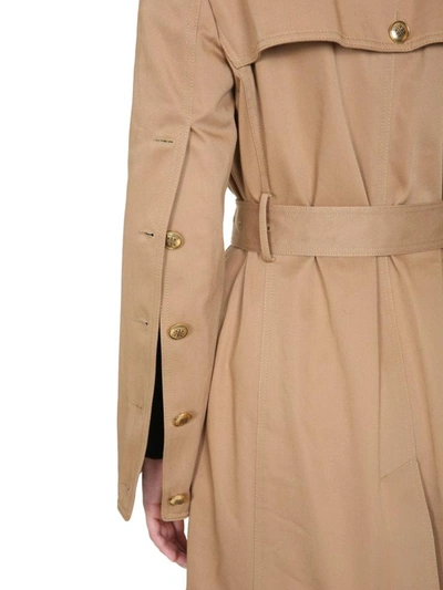 Shop Givenchy Double-breasted Trench In Beige