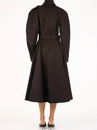 Shop Bottega Veneta Brown Trench