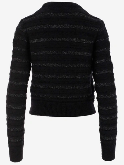 Shop Saint Laurent Sweaters In Nero