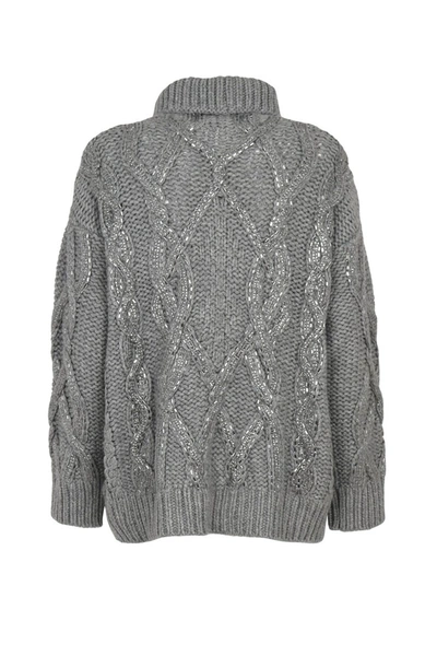 Shop Ermanno Scervino Sweaters In Grigio