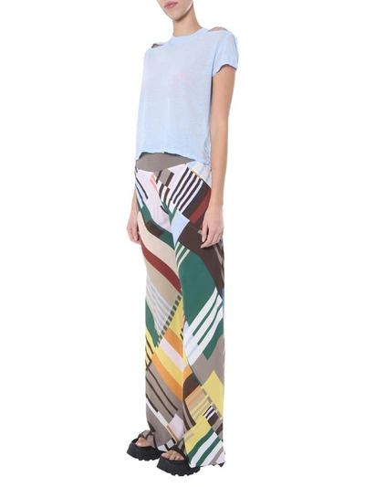 Shop Rick Owens Wide Pants In Multicolour