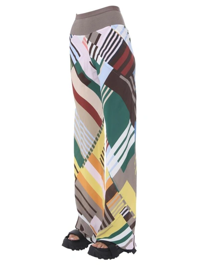 Shop Rick Owens Wide Pants In Multicolour