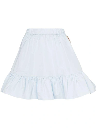 Shop Moncler Genius Skirts Clear Blue