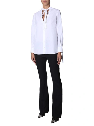 Shop Alexander Mcqueen Cotton Shirt In White