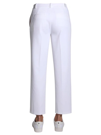 Shop Michael Michael Kors Cropped Trousers In White