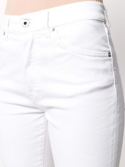 Shop Dondup Jeans In Bianco